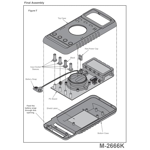 Elenco - Deluxe Full Function Digital Multimeter Kit [ M-2666K ] - Image 3