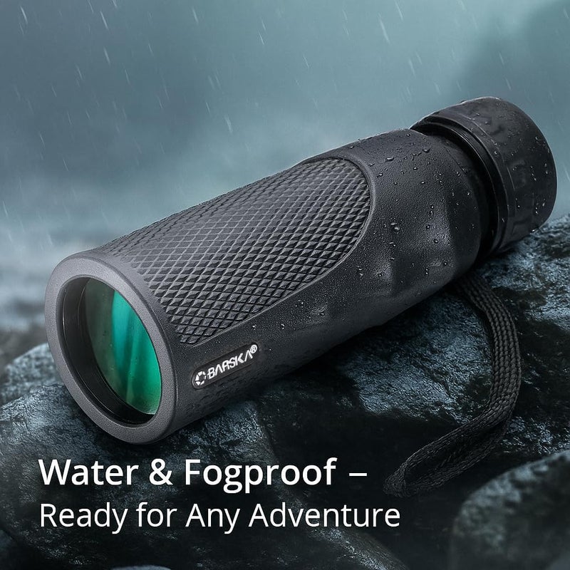 BARSKA Blackhawk Waterproof Monocular – Compact, Fogproof, Multi-Coated Optics, Slip-Resistant Grip for Birding, Hiking, Sports, Concerts & Outdoor Use - Image 5