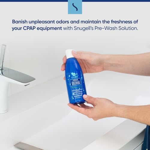Snugell CPAP Soap Cleaner 8.4oz - Fresh Citrus Scent - Pre-Wash Solution - Mask and Hose Cleaning Soap - Neutralizes Odor and Removes Body Oils from CPAP Mask (1-Pack) - Image 3