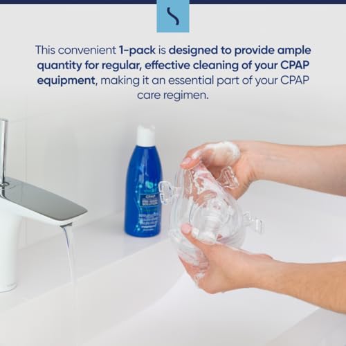 Snugell CPAP Soap Cleaner 8.4oz - Fresh Citrus Scent - Pre-Wash Solution - Mask and Hose Cleaning Soap - Neutralizes Odor and Removes Body Oils from CPAP Mask (1-Pack) - Image 4