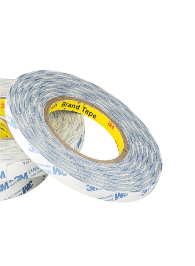 3M 3M Double Sided Tape Non-Woven Fabric With Release Paper Tape Household High Temperature Resistant Strong Multi-Functional Thin Double Sided Tape 9448A 30Mm*50M - Image 4