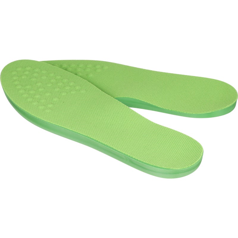1 Pair of Legs Correcting Insoles PU Strephexopodia Leg Pads Foot Size L 41-43 Green - Image 1