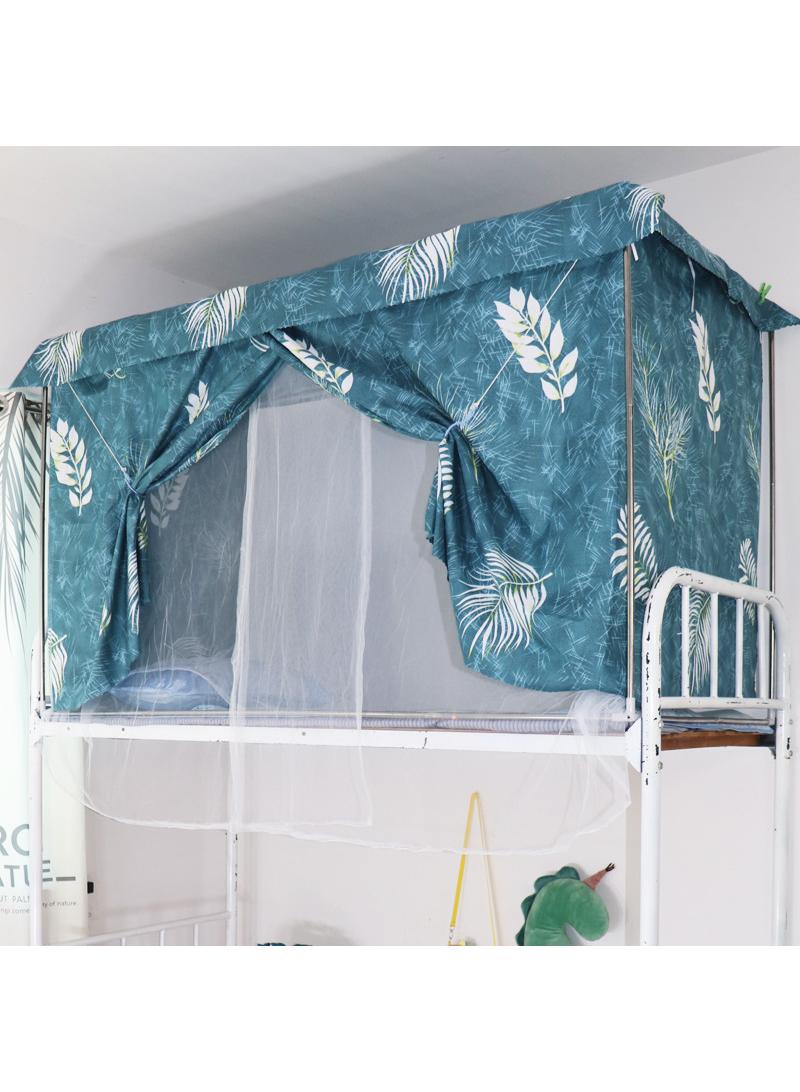 general Bed Canopy Tents Curtain Blackout Curtain Single Bed Tent Curtain Student Shading Cloth Bed Canopy Mosquito Net Student Sleep Privacy Protection Student Mosquito Nets With Bracket - Image 1