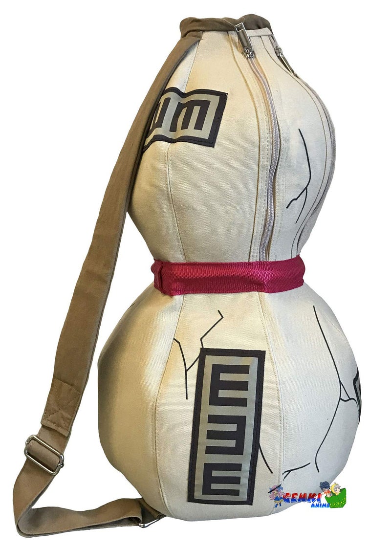 Naruto JEWUNO Naruto Gaara's Gourd Special Backpack Bag ~ Official Licensed Gaara Backpack - Image 1