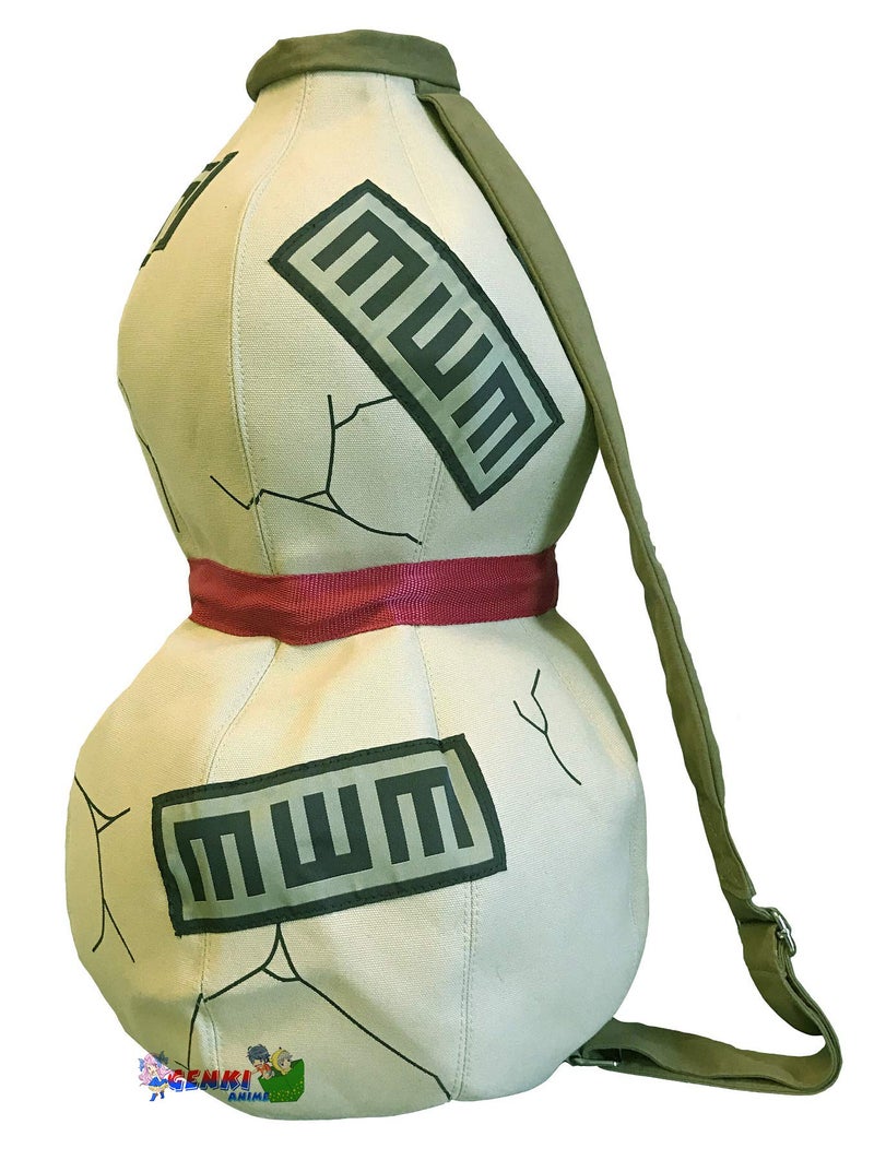 Naruto JEWUNO Naruto Gaara's Gourd Special Backpack Bag ~ Official Licensed Gaara Backpack - Image 2