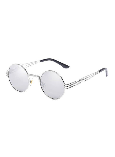 Polychromatic (Transitions) Round Sunglasses Silver