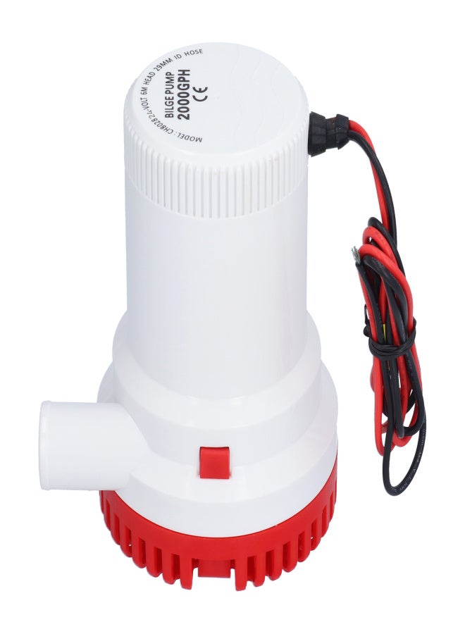 Bilge Pumps Multifunctional Low Noise Submersible Bilge Water Pump for Boat PondsDC 24V 2000GPH - Image 5