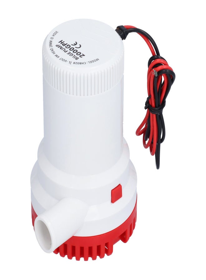 Bilge Pumps Multifunctional Low Noise Submersible Bilge Water Pump for Boat PondsDC 24V 2000GPH - Image 2