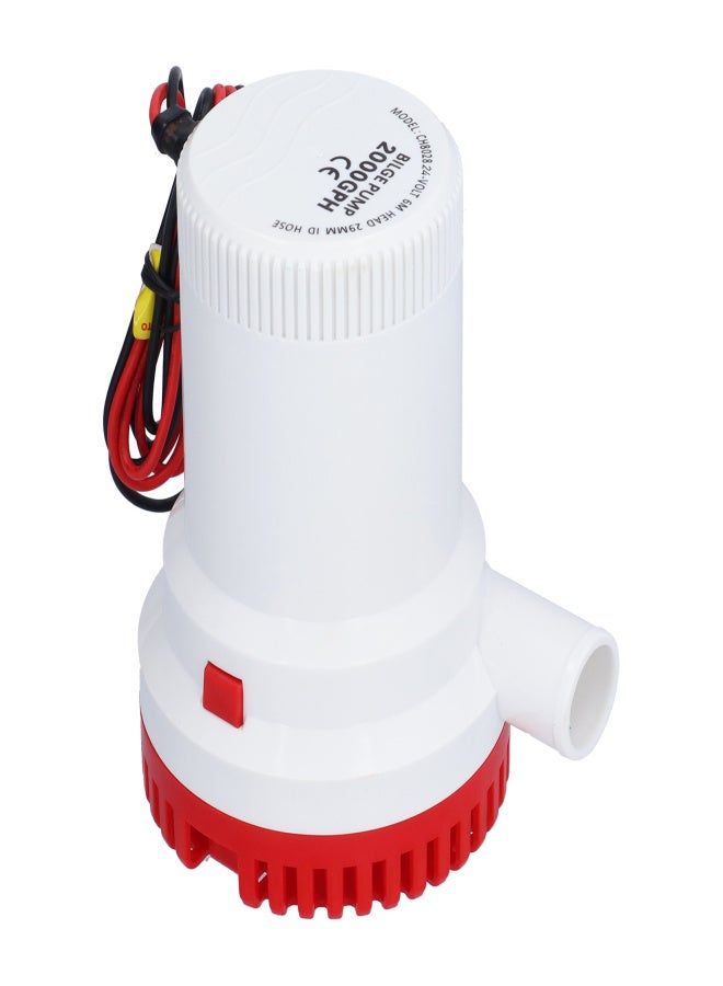 Bilge Pumps Multifunctional Low Noise Submersible Bilge Water Pump for Boat PondsDC 24V 2000GPH - Image 3