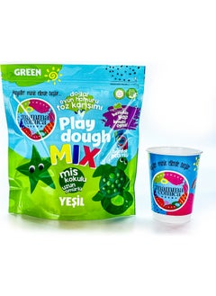 Mammacomica Dough Do It Yourself Play It Yourself Natural Play Dough Powder Mix - Green -800GR  - Image 1