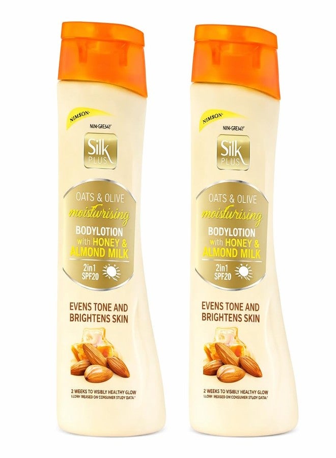 Nimson Moisturizing Body Lotion with SPF 20 | Honey & Almond | Non-Greasy Hydration | For Soft, Bright Skin | 90 ml - Image 1