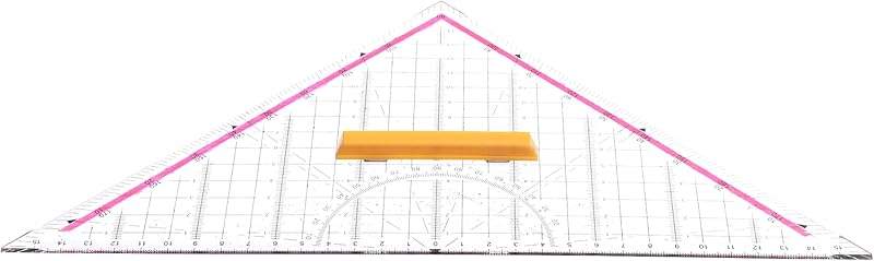 Elmaayergy K109_S-275 Large Aristotle's Triangle 22.5CM With Durable Material, Suitable For School And Home