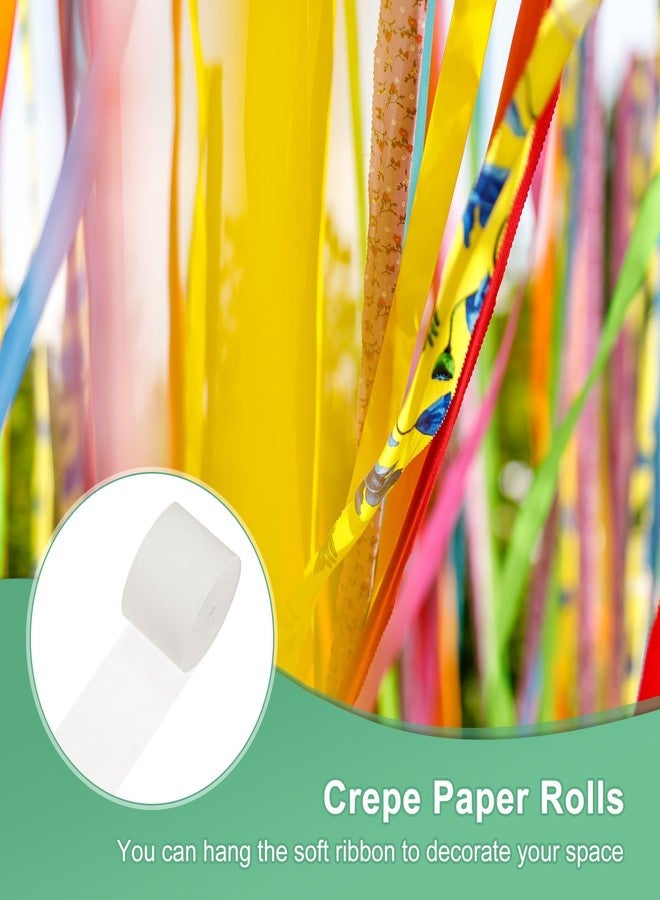 شريط ورق كريب من M METERXITY، 8 لفات، 656 قدمًا، زينة حفلات DIY/هالوين/كريسماس/مستلزمات الحفلات [بيج - 1.8 بوصة × 82 قدمًا/لفة] - Image 5