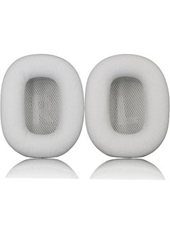 erorex Pro M Ear Cushion Cover Compatible With Airpods Max Headphones Replacement Fabric Ear Pad Covers With Memory Foam And Magnet Light Gray  - Image 3