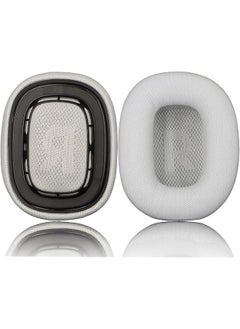 erorex Pro M Ear Cushion Cover Compatible With Airpods Max Headphones Replacement Fabric Ear Pad Covers With Memory Foam And Magnet Light Gray  - Image 4