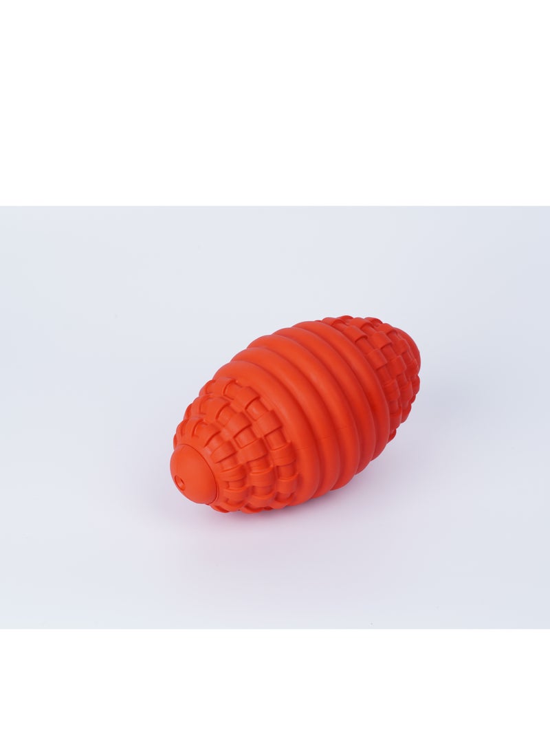 GULFLINK Non Toxic Natural Rubber Squeaky Toy For Dogs Orange - Image 4