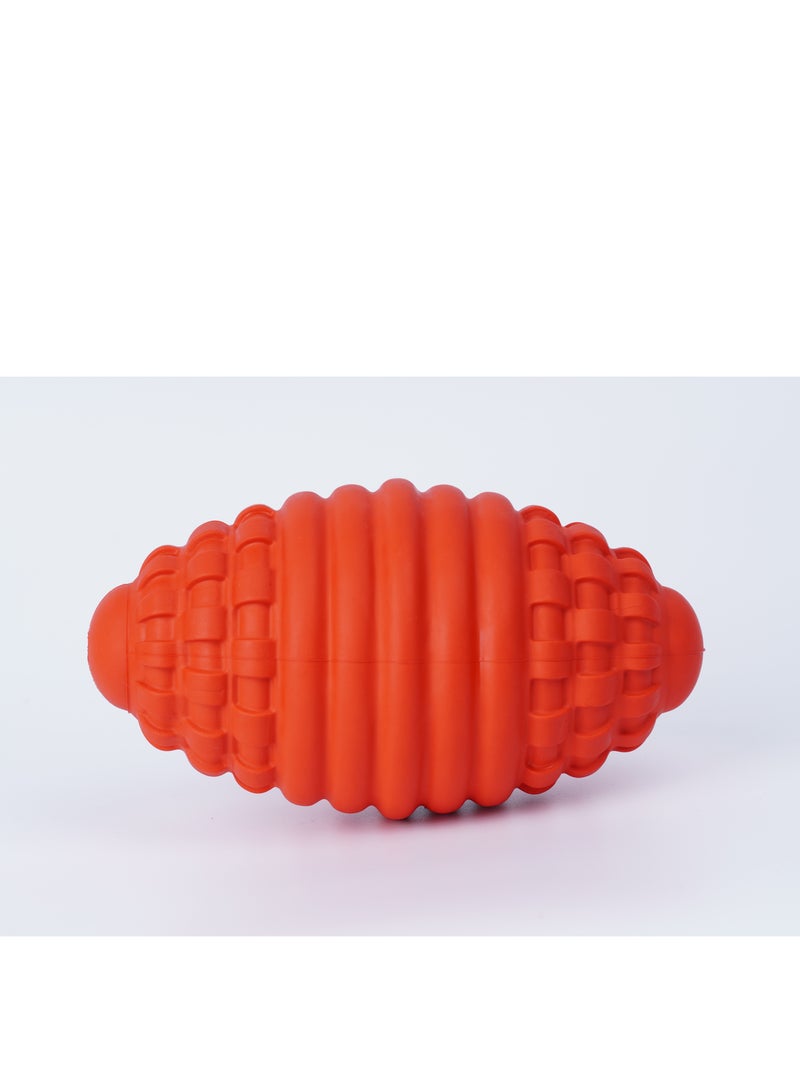 GULFLINK Non Toxic Natural Rubber Squeaky Toy For Dogs Orange - Image 1