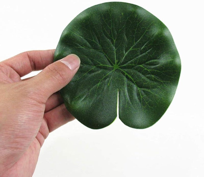 Tehaux 18cm Simulative Leaves Pond Duck Plant Aquarium Decor Size 2 - Image 3