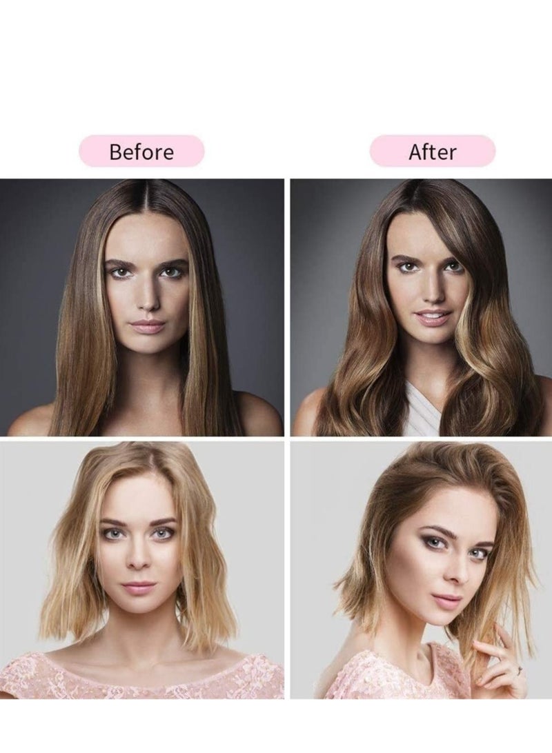 ELTRAZONE Professional One Step Hair Dryer Brush Volumizer Straightener Negative Ion Hot Air Brushes Curling Iron Salon Rotating (Color : Gold, Size : 14 * 4 Inch) - Image 4