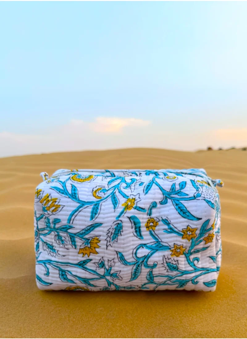 تحفة لوكس TohfaLuxe Verda Handmade Block Printed Pouch