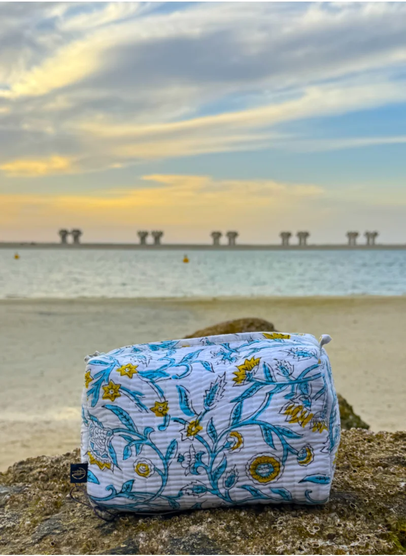 تحفة لوكس TohfaLuxe Verda Handmade Block Printed Pouch