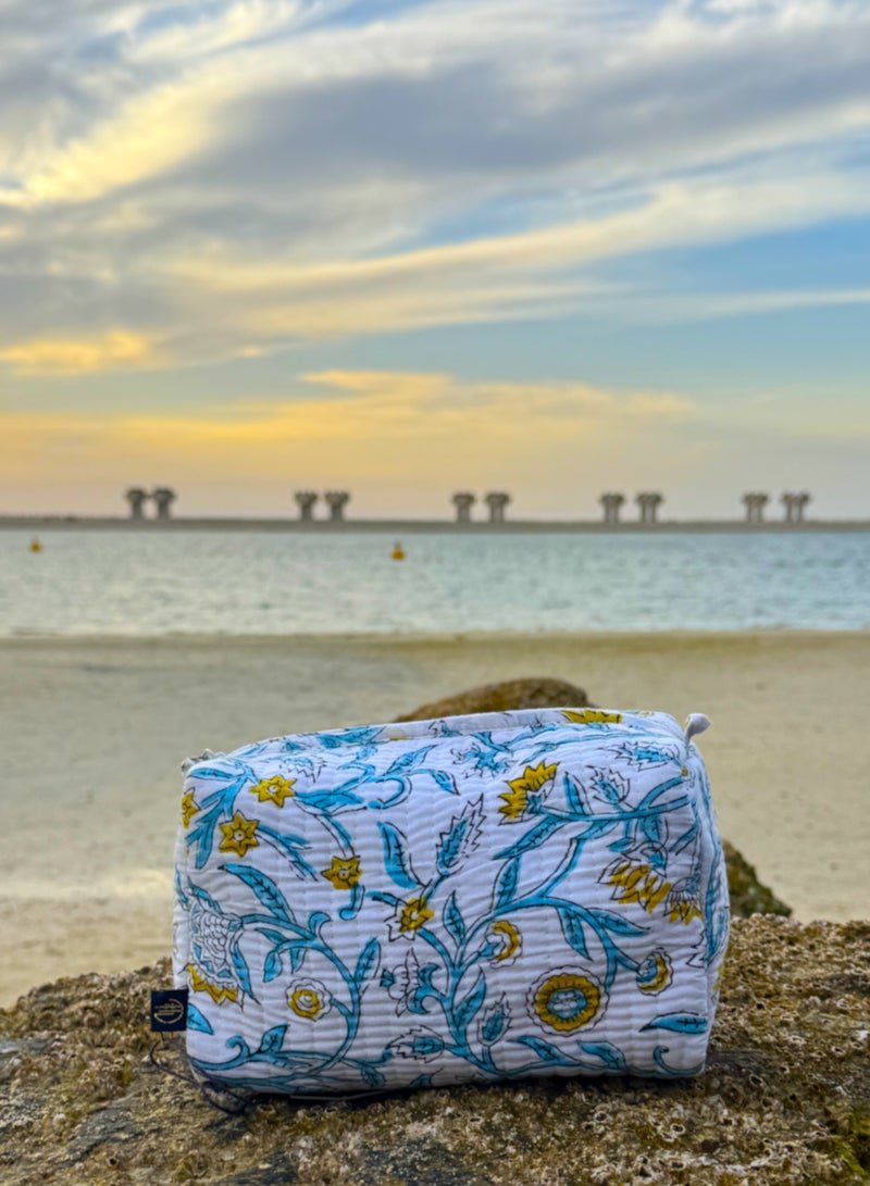 Tohfa Luxe TohfaLuxe Verda Handmade Block Printed Pouch  - Image 2