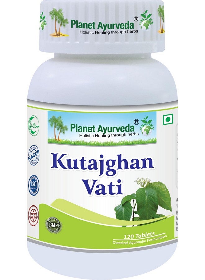 planet ayurveda كوتاجغان فاتي من بلانيت أيويرفيدا، 120 قرص، عبوة من 1 - Image 1