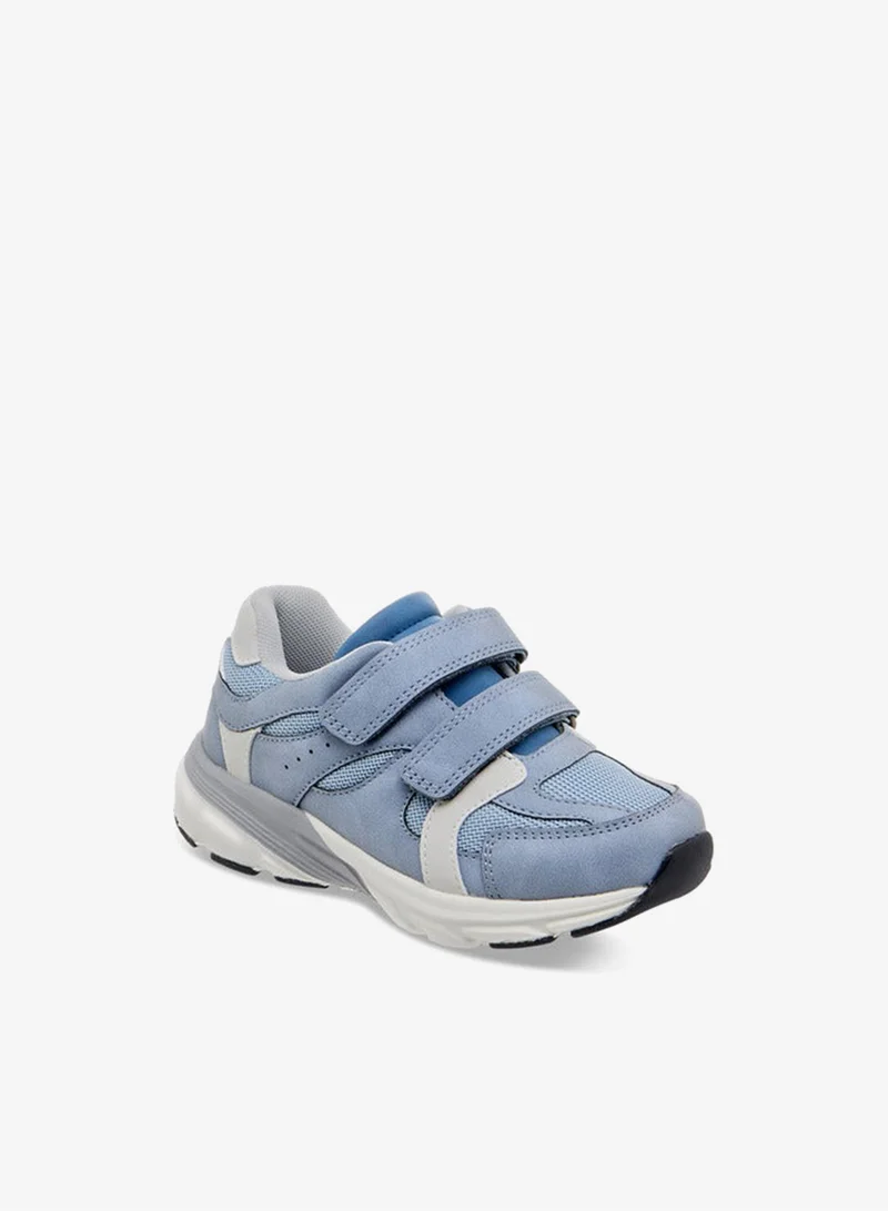 جونيورز سنيكرز أولاد بنعل خارجي بنقوش مع إغلاق بشريط لاصق