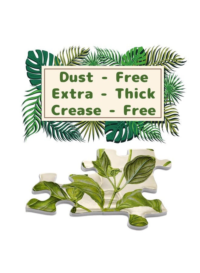 BBOLDIN Vintage Houseplant Puzzle 1000 Pieces for Adult, Botany Succulent House Plant Puzzle, 39 Common Indoor Plants Jigsaw Puzzles as Plant Gifts（HD） - Image 4