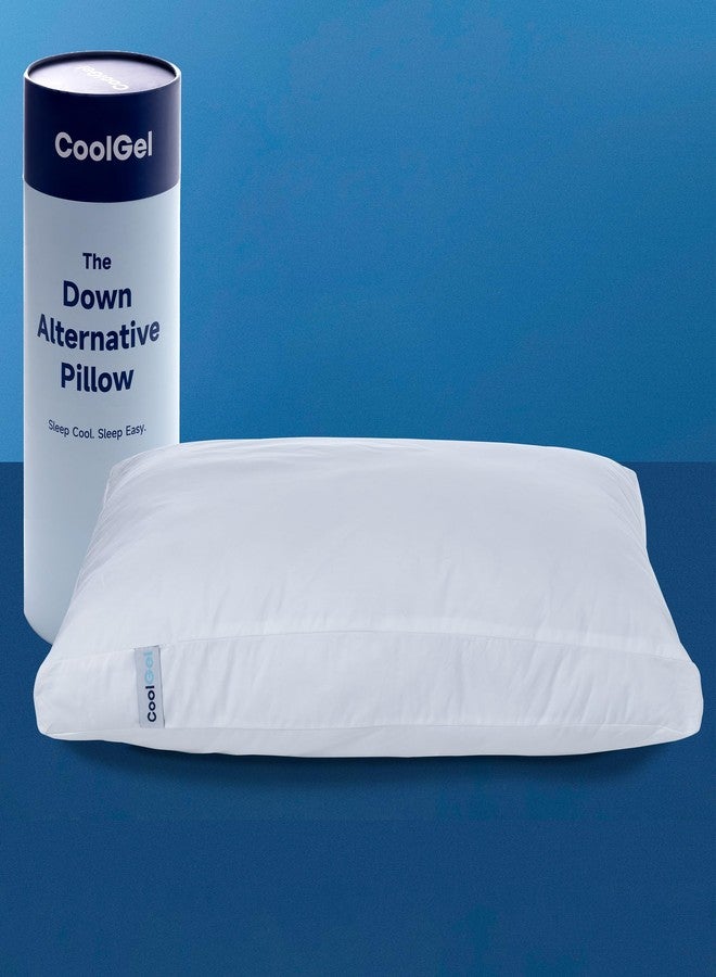 COOL GEL Down Alternative Pillow, Soft and Comfortable (1, Queen (U.S. Standard)) - Image 1