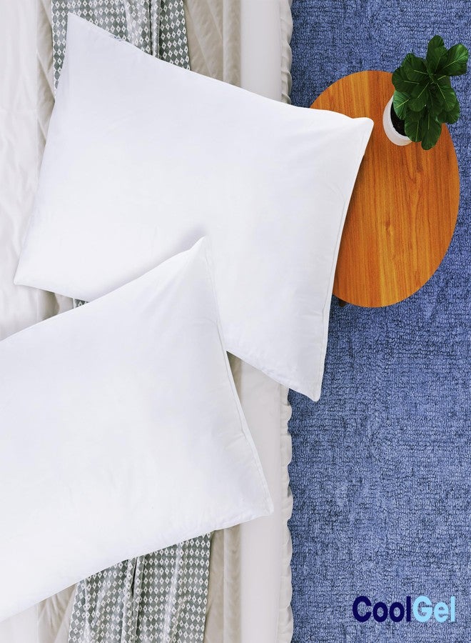 COOL GEL Down Alternative Pillow, Soft and Comfortable (1, Queen (U.S. Standard)) - Image 2