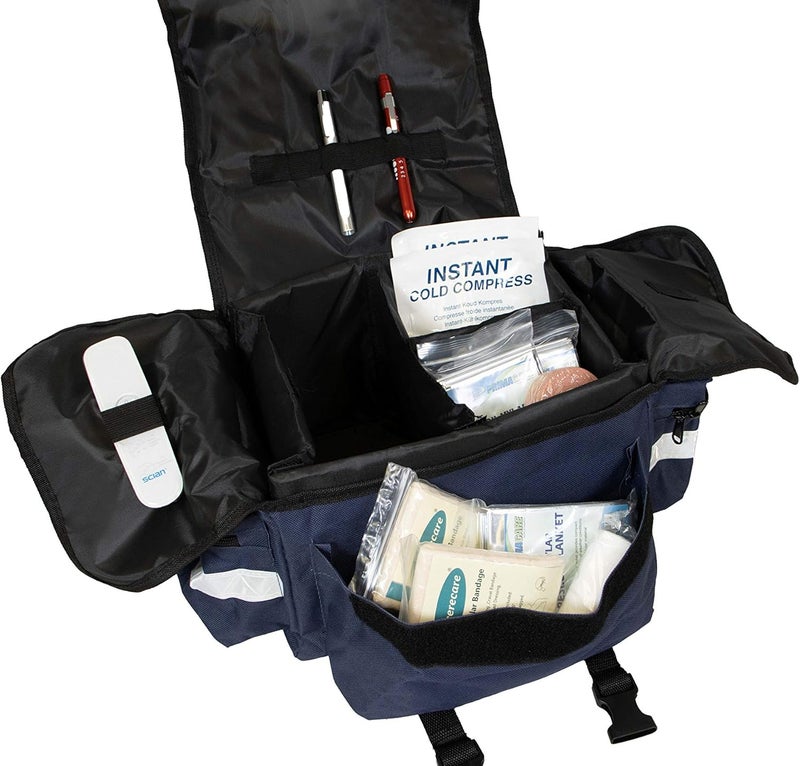 PrimaCare KBRO74B First Responder Bag for Trauma 17 x 9 x 7 Blue - Image 4
