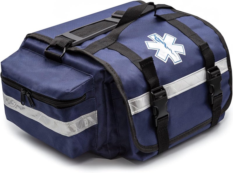 PrimaCare KBRO74B First Responder Bag for Trauma 17 x 9 x 7 Blue - Image 1