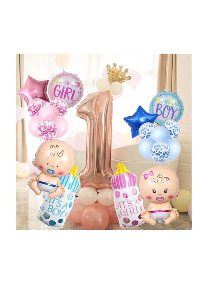 Gender Reveal Balloon Baby Shower Decoration Girl Boy Baby Shower Decorations Gender Reveal Party Balloons Boy Girl - Image 2