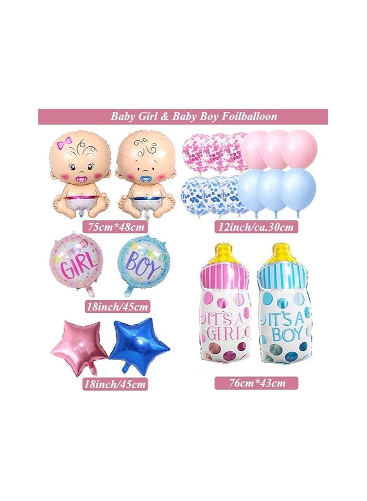 Gender Reveal Balloon Baby Shower Decoration Girl Boy Baby Shower Decorations Gender Reveal Party Balloons Boy Girl - Image 3
