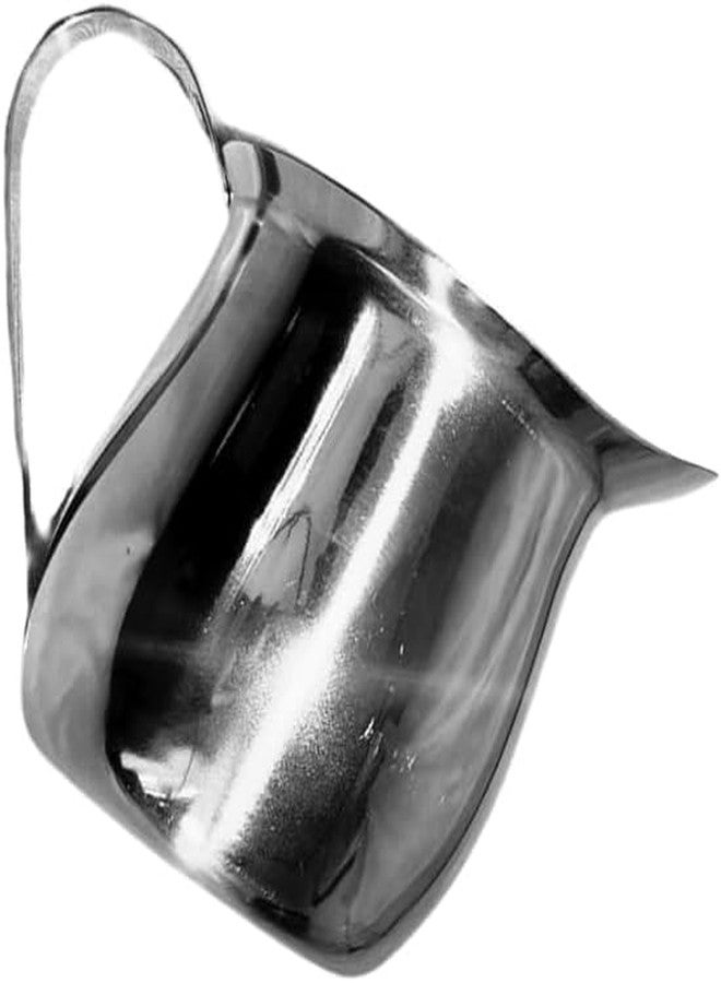 Rattleware 8 oz Brew Pitcher - Premium Stainless Steel Latte Art Milk Frothing Pitcher with Drip-Resistant Spout & Ergonomic Handle for Baristas, Cafes, Home Espresso - Image 4