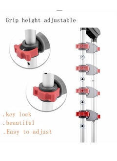 Cool Baby COOLBABY adult crutches portable folding crutches non-slip, armpit crutches, aluminum crutches light and adjustable, suitable for the elderly, disabled, detachable and easy to use  - Image 3