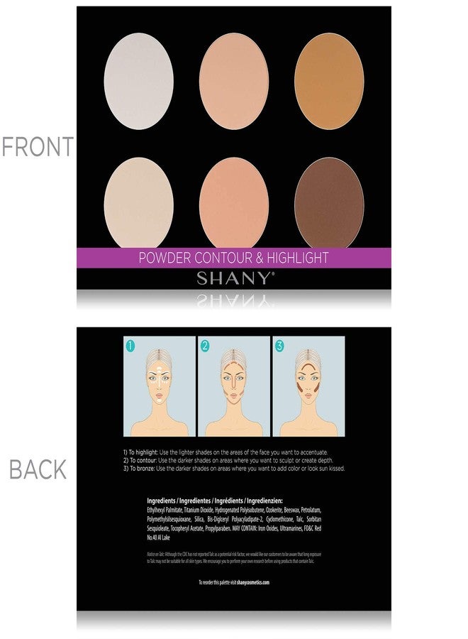 SHANY Powder Contour & Highlighter Sculpting Palette - Layer 3 - Refill for the 6 Layer Mini Masterpiece Collection Makeup Set - Image 3