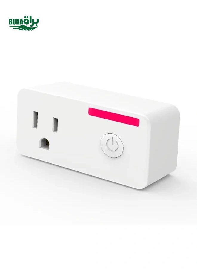 Generic - SA-004 10A EWeLink APP Remote Timing WiFi Smart Socket Works with Alexa and Google Home, US Plug - Image 1