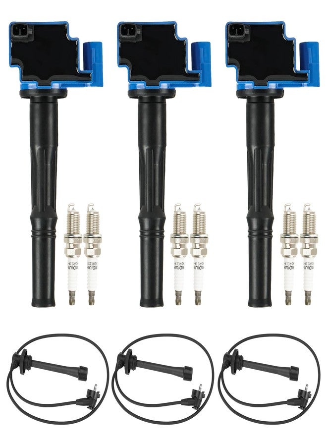 AEagle مجموعة ملفات إشعال AEagle مع شمعات إشعال إيريديوم وسلك إشعال لسيارات تويوتا 4Runner موديلات 1996-2002، وT100 موديلات 1995-1998، وتاكوما موديلات 1995-2004، وتندرا موديلات 2000-2004، سعة 3.4 لتر، C1041 E589 5c1308 E679 52-1519 Ic223 - Image 1