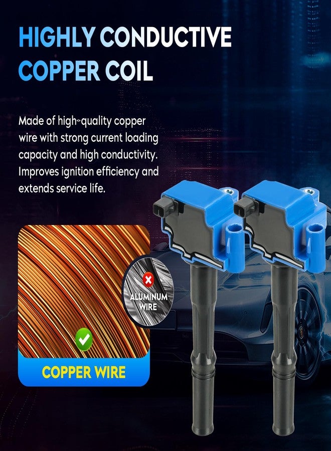 AEagle مجموعة ملفات إشعال AEagle مع شمعات إشعال إيريديوم وسلك إشعال لسيارات تويوتا 4Runner موديلات 1996-2002، وT100 موديلات 1995-1998، وتاكوما موديلات 1995-2004، وتندرا موديلات 2000-2004، سعة 3.4 لتر، C1041 E589 5c1308 E679 52-1519 Ic223 - Image 4