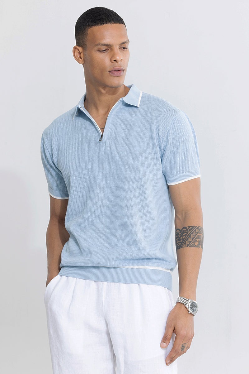 SNITCH Paladin Blue Polo T-Shirt - Image 1