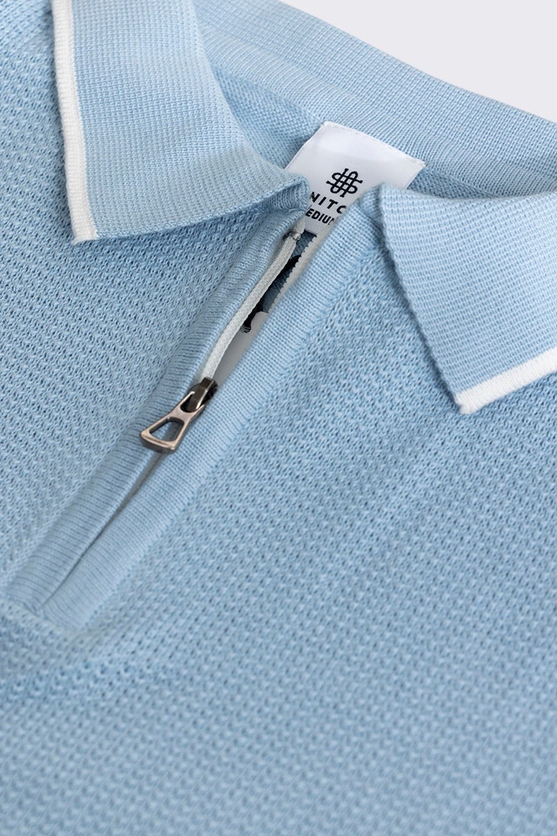 SNITCH Paladin Blue Polo T-Shirt - Image 3