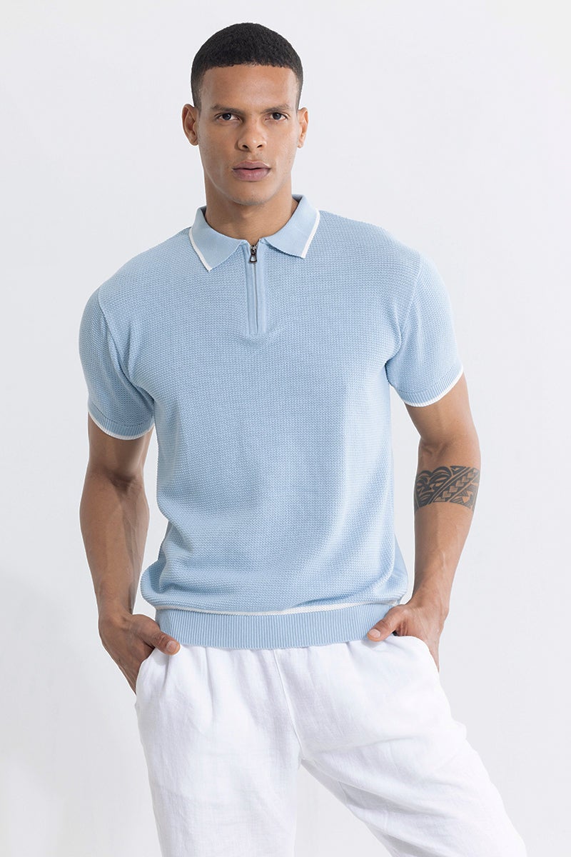 SNITCH Paladin Blue Polo T-Shirt - Image 2