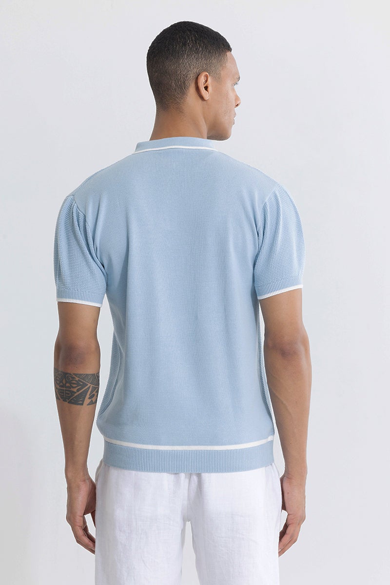 SNITCH Paladin Blue Polo T-Shirt - Image 5