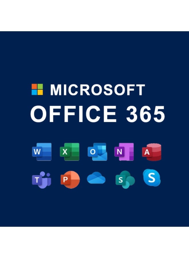 Office Microsoft Office 365 Lifetime  Account | 5 Devices for MacOS, Windows, IOs & Android
