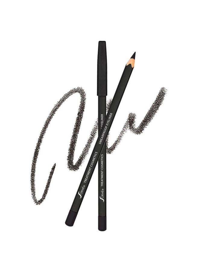SORMÉ Sorme Treatment Cosmetics Smearproof Eyeliner 0.16oz | Long Lasting Black Waterproof Eyeliner Pencil | Smudge-Proof Waterline Eyeliner | Cruelty-Free and Gentle Pencil Eyeliner - Image 1