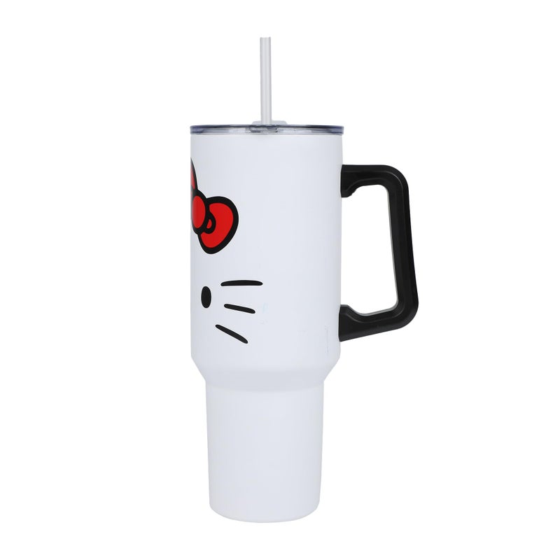 Bioworld Hello Kitty 40 Oz. Stainless Steel Tumbler With Leak-Proof Lid - Image 4