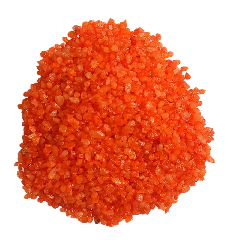 Maalavya Sugar Size Crystal Sand for Home and Garden Decor, Aquarium Substrate (Tiger Orange, 450 Grams) - Image 3