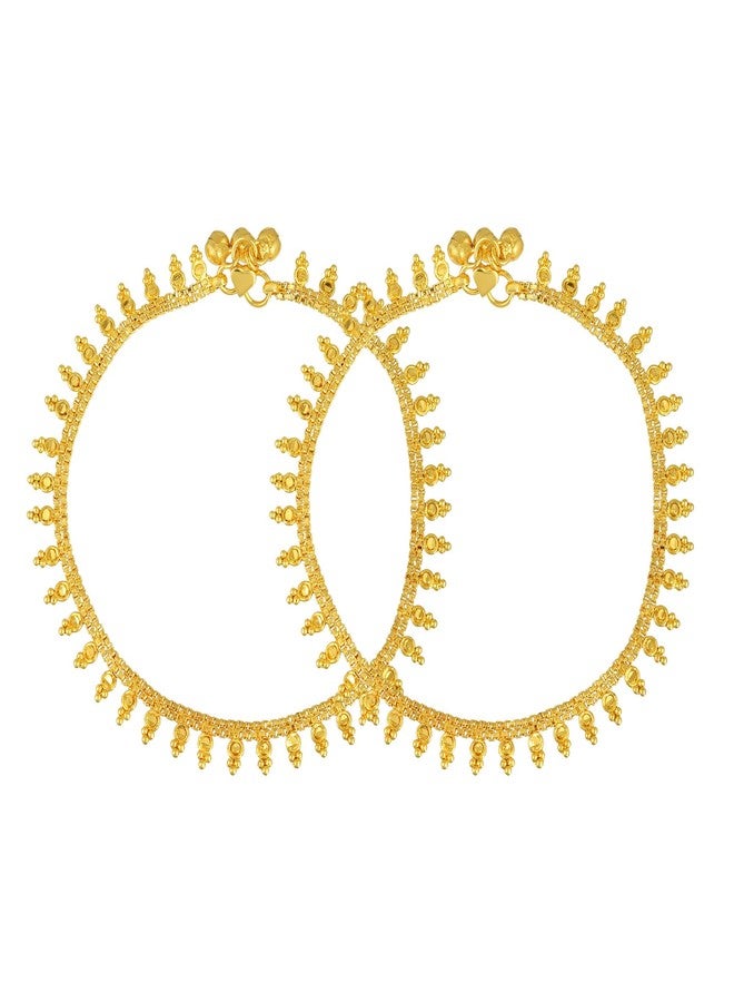 Memoir Classic Design Brass Anklet for Women Brass Anklet - Image 3